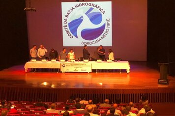Foto - 50ª Reunião do Comitê de Bacia Hidrográfica Sorocaba e Médio Tietê