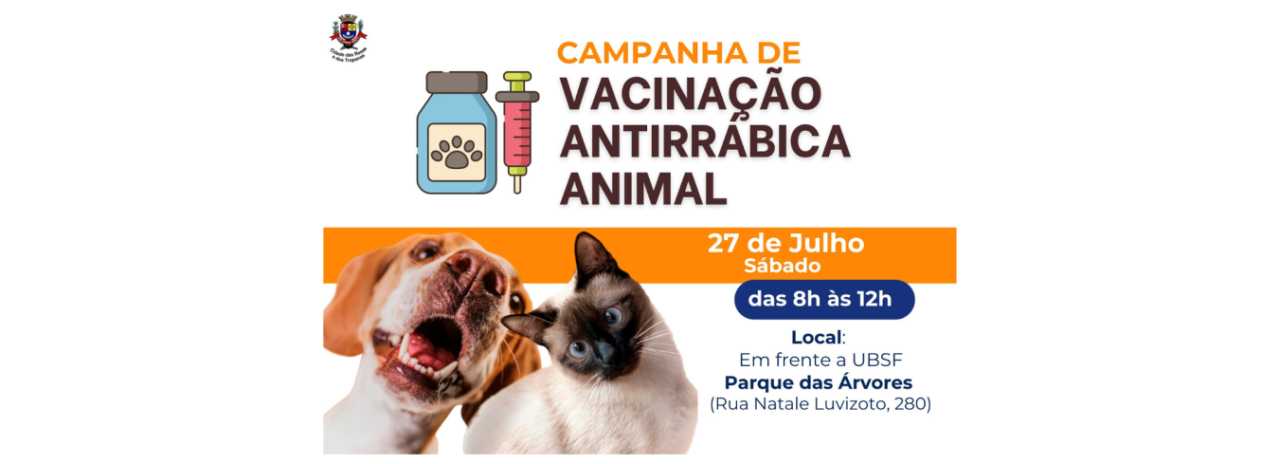 A Prefeitura de Cerquilho, por meio da Secretaria Municipal de Saúde e Promoção Social - Setor Zoonoses, informa a população sobre a vacinação antirrábica de rotina para cães e gatos
