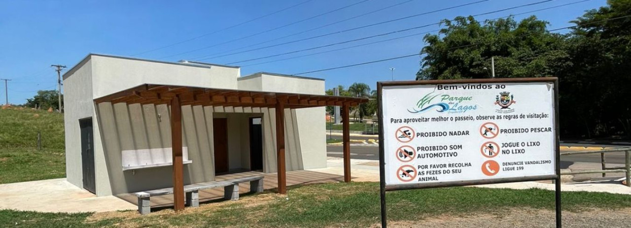 A Prefeitura Municipal realiza mais uma importante entrega para Cerquilho: O banheiro do Parque dos Lagos