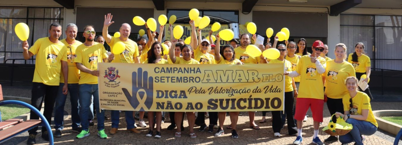 Prefeitura de Cerquilho promove caminhada em conscientização do Setembro Amarelo