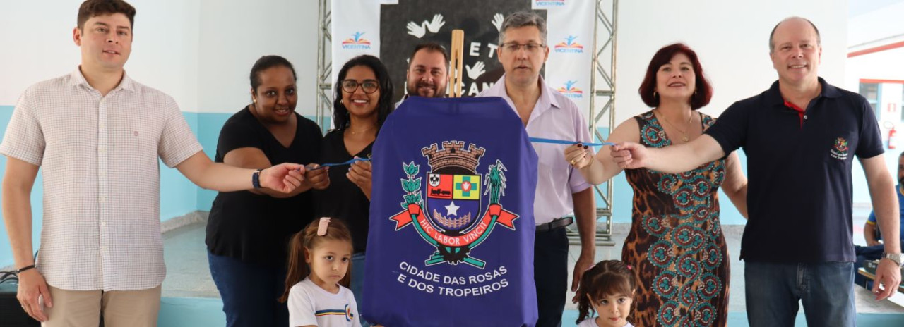 Prefeitura de Cerquilho entrega a Revitalização da Escola Municipal de Ensino Infantil Integral Professora Vicentina Salvador Reginato