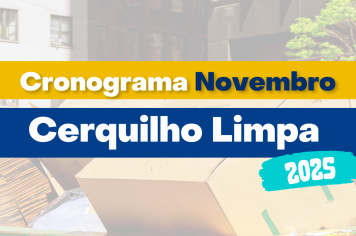 Cerquilho Limpa — Cronograma de Novembro 2025