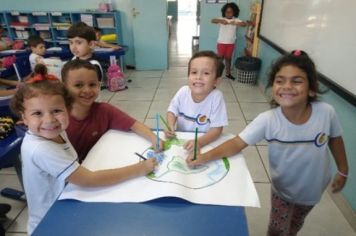 Escolas da Educação Infantil desenvolvem atividades em homenagem ao “Dia do Planeta”