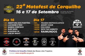 Motofest 2023 acontece nos dias 16 e 17 de Setembro