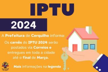 Prefeitura Municipal de Cerquilho informa sobre o IPTU 2024