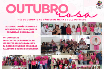 Prefeitura de Cerquilho promove ações de prevenção ao câncer de mama e do colo do útero