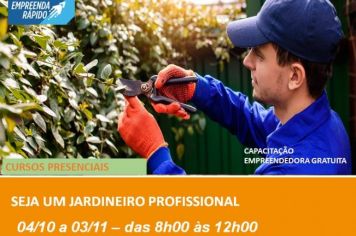 Prefeitura de Cerquilho oferece curso gratuito de Jardinagem