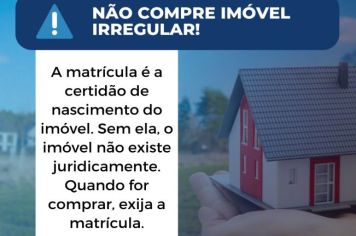 Prefeitura de Cerquilho orienta a respeito de compra de imóveis irregulares