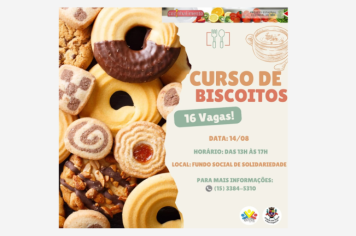 O Fundo Social de Solidariedade de Cerquilho em parceria com o Projeto CozinhAlimento informam: Estão abertas as inscrições para o Curso de Manipulação de Alimentos e Patês!