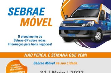 Cerquilho recebe Sebrae Móvel na próxima terça, 31 de Maio