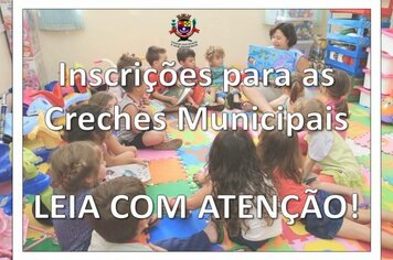 Prefeitura de Cerquilho informa sobre inscrição para as Creches Municipais