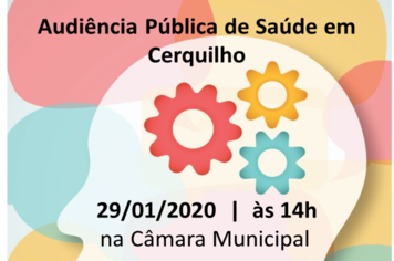 Prefeitura convida para Audiência Pública de Saúde referente ao 3º quadrimestre