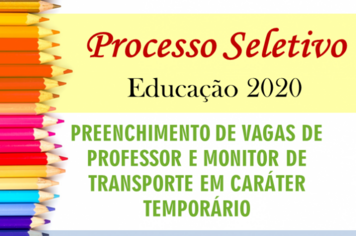 Prefeitura de Cerquilho abre Processo Seletivo para a área da Educação