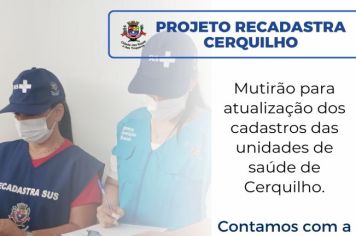 Projeto Recadastra Cerquilho segue realizando mutirão no bairro São José