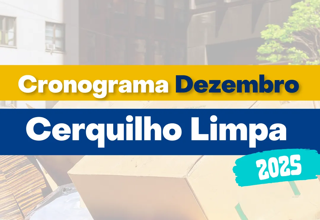 Cronograma do programa Cerquilho Limpa para o mês de dezembro