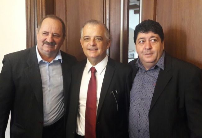 Prefeito Aldo se reúne com o vice-governador Márcio França e o deputado Fernando Capez