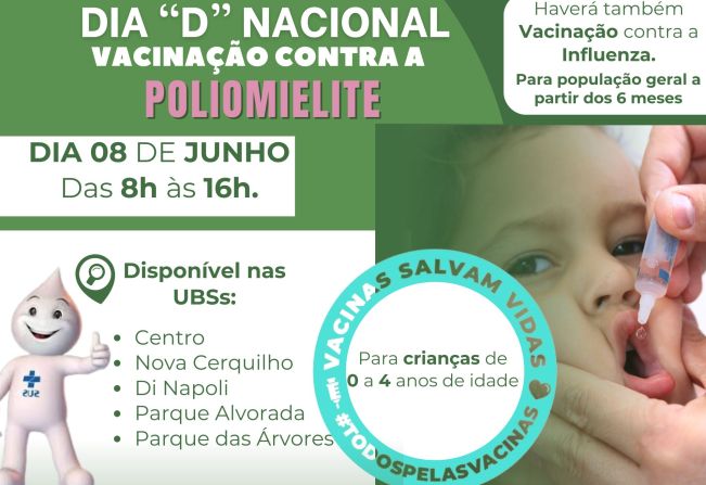 A Secretaria de Saúde - Vigilância Epidemiológica informa sobre o dia 