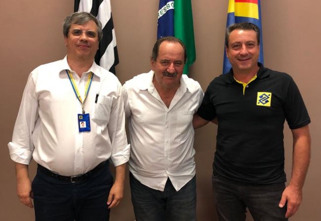 Prefeito Aldo recebe visita de Gerentes do Banco do Brasil