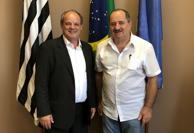 Prefeito Aldo recebe visita diretor executivo da Agência Metropolitana de Sorocaba