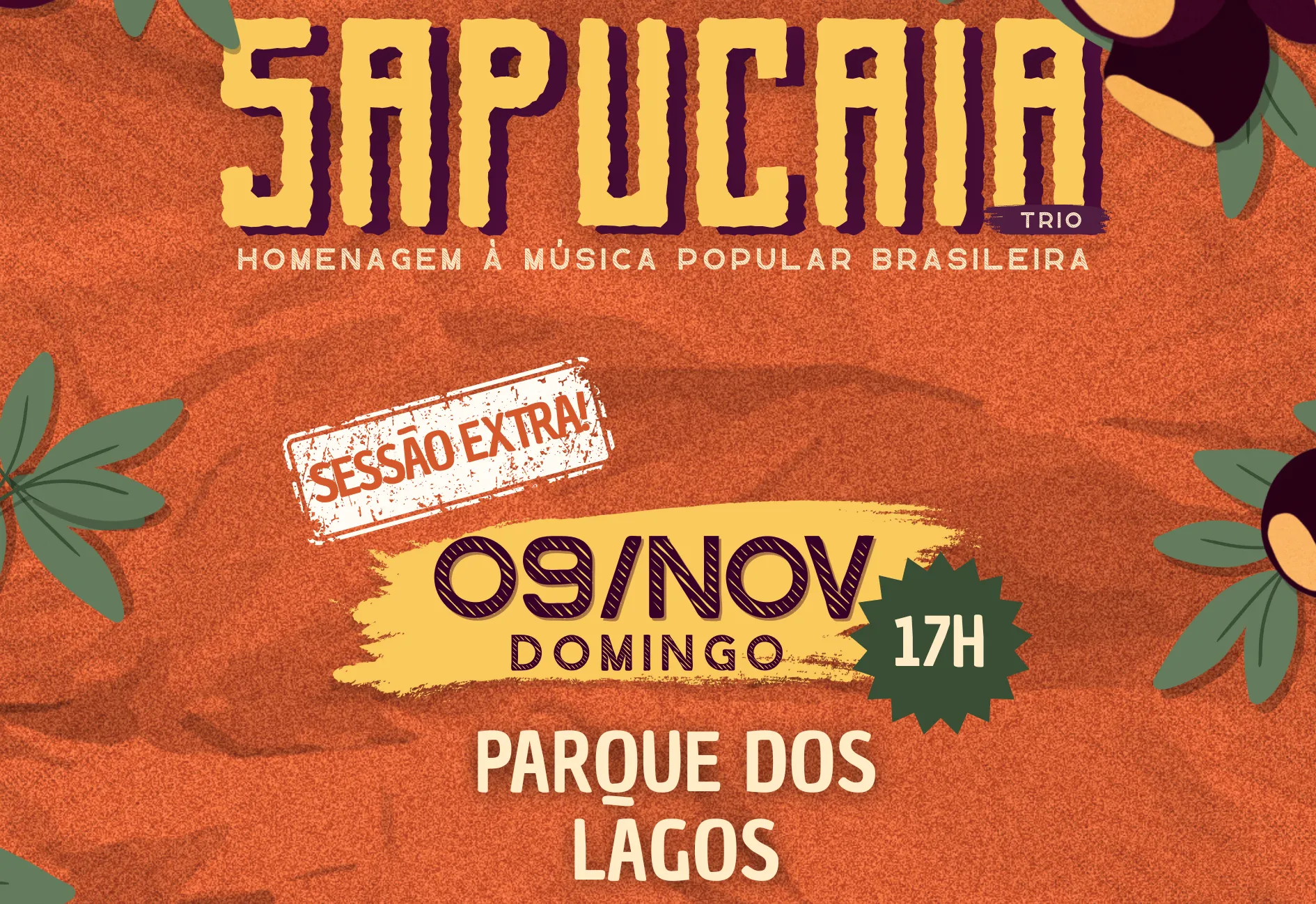  Sessão Musical Sapucaia Trio — Sessão Extra em Cerquilho!