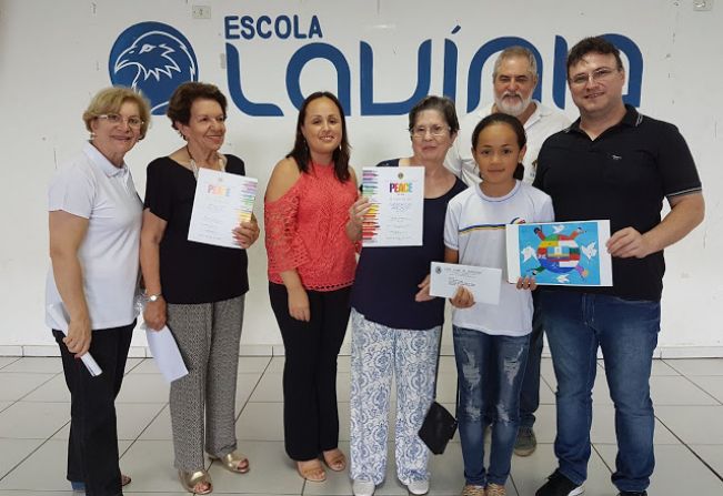 Aluna da EMEF Profª Lavínia Rodrigues vence concurso do Lions