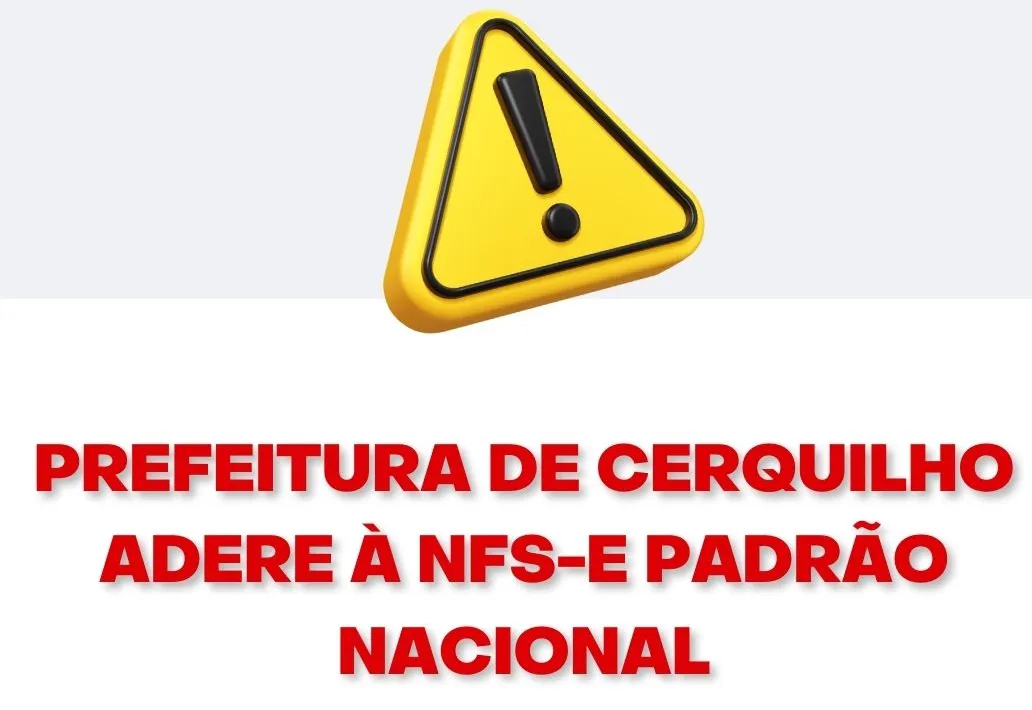 Prefeitura de Cerquilho adere à NFS-e Padrão Nacional
