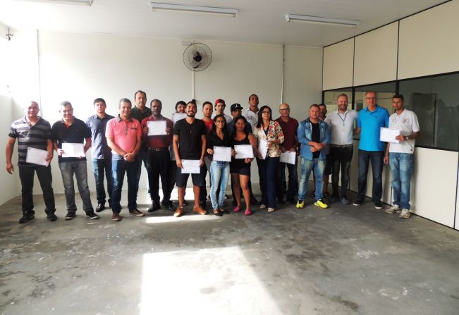 22 alunos se formaram no curso de pintor em Cerquilho
