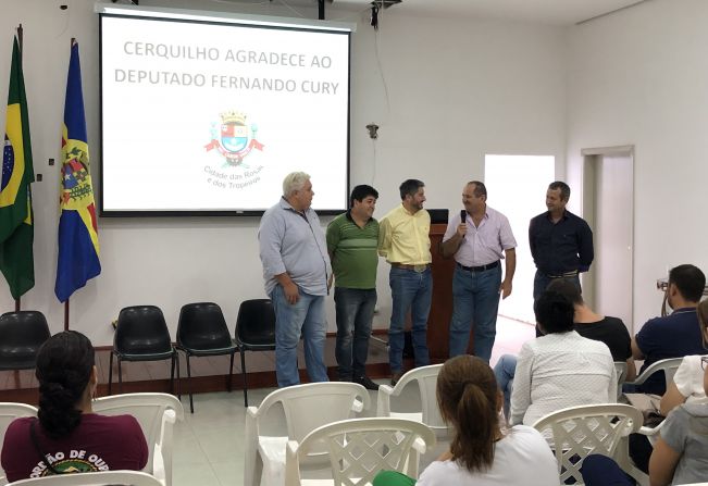 Deputado Estadual Fernando Cury visita Cerquilho
