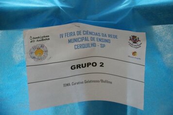 Foto - IV Feira de Ciências de Cerquilho