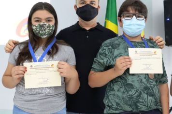 Foto - Cerimônia de Premiação Olimpíadas de Matemática 2021