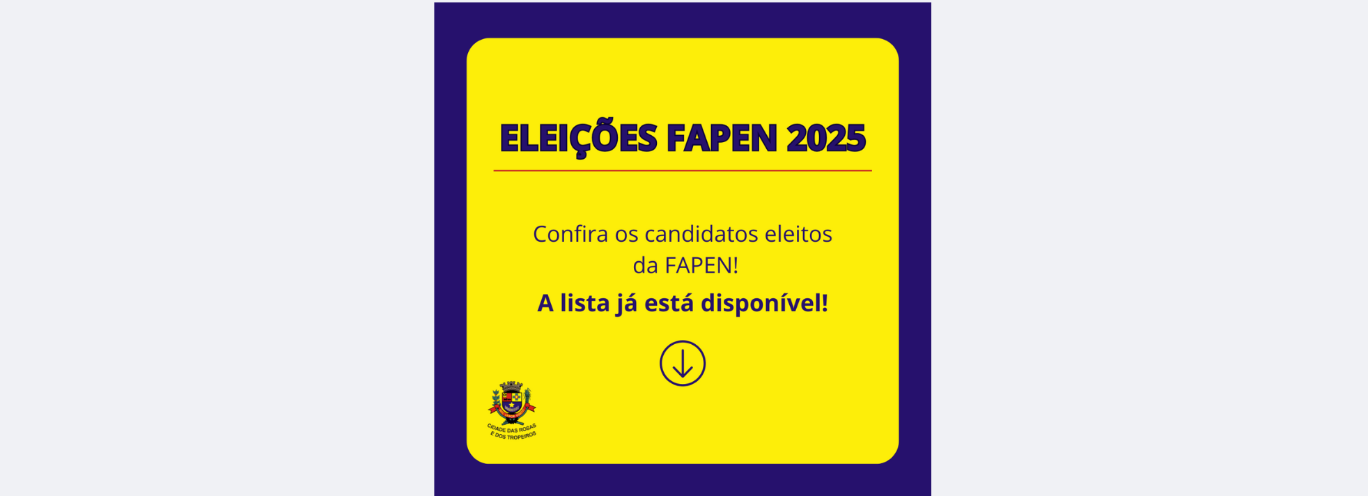 A FAPEN divulga oficialmente a lista de candidatos eleitos como representantes dos servidores nos Conselhos. Confira