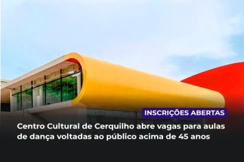 Cerquilho abre inscrições para aulas de dança destinadas ao público 45+