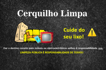 Campanha Cerquilho limpa