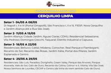 Cerquilho Limpa 2026