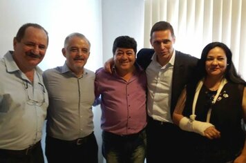 Prefeito se encontra com vice-governador e deputado Capez